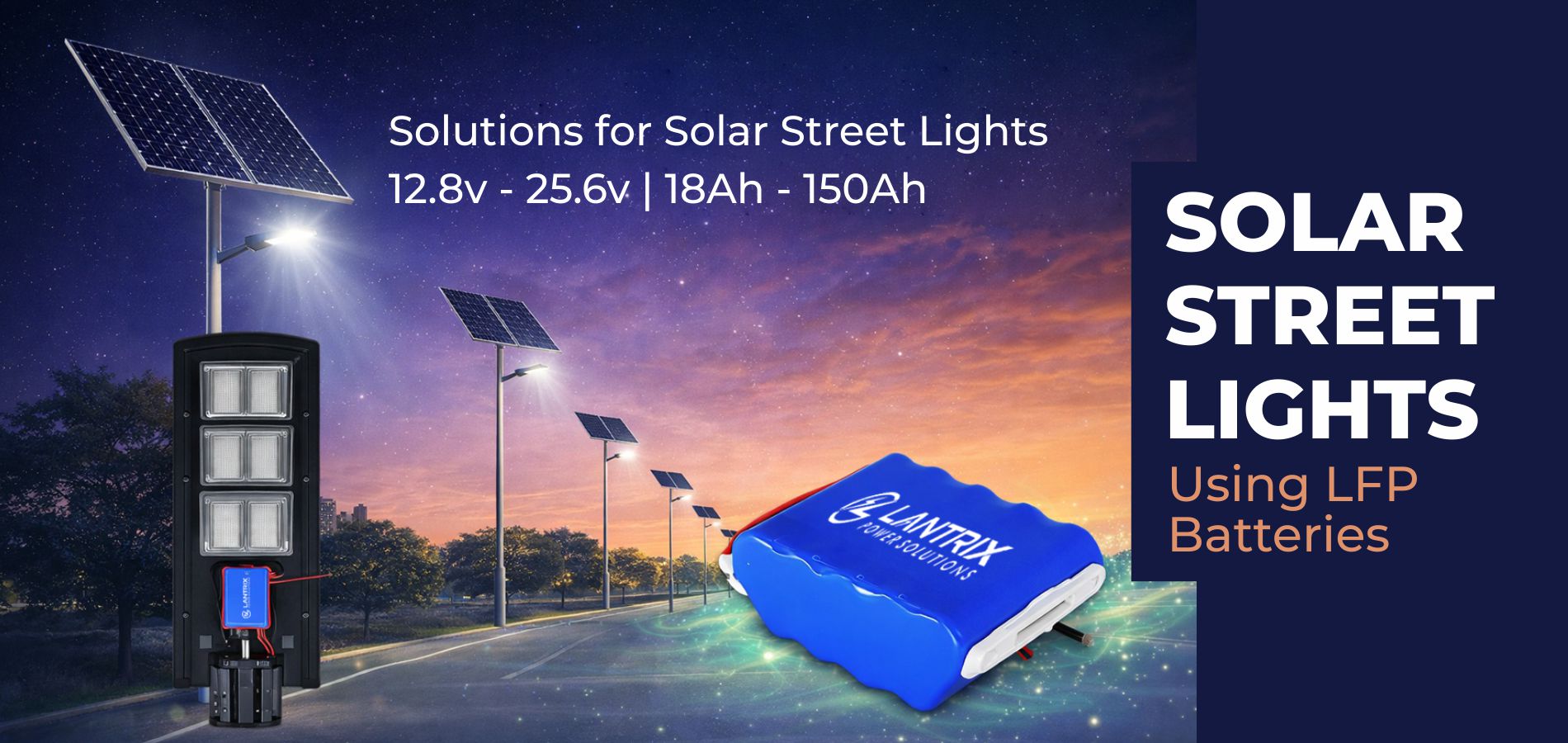 LiFePO4 Lithium Battery Pack Manufacturer in India – Lantrix Power